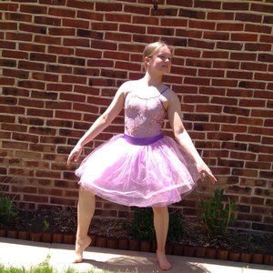 Dance/Ballet Costume Girls/Womens Small Pink and P